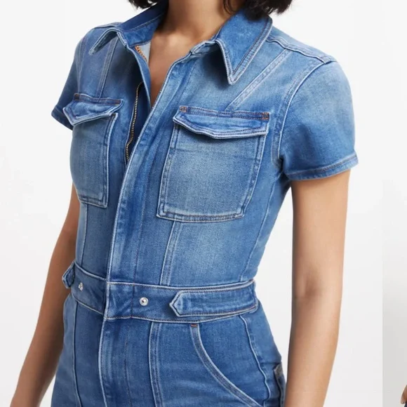 Good American Fit For Success Bootcut Jumpsuit - Picture 2 of 7